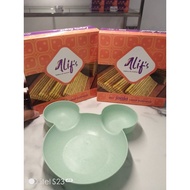 2 pcs large layered legit (vacuum) FREE diet plate