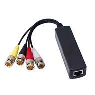 GB Resolution 8MP Compatible 4Channel Video Balun Transceiver for Efficient CCTV System Integration 