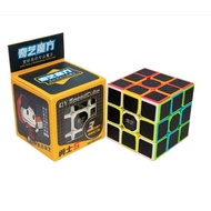 Cube QIYI QiMeng 3x3x3 Sticker Black Carbon Fiber Original Cube Puzzle Card