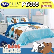 💎TeeBed💎 🐻🐼🐻‍❄️Satin Plus ชุดผ้าปู (ขนาด 3.5/5/6ฟุต) ไม่รวมผ้านวม สามหมีจอมป่วน  We Bare Bears PB001