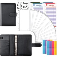 SG  STOCK A6 Planner Notebook Agenda Budget Workbook French Budget Envelope Binder Binder Pockets Mo