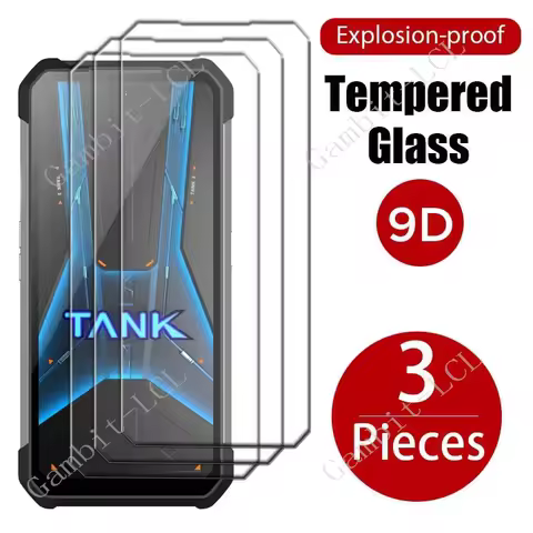 3PCS HD Original For Unihertz 8849 Tank 3S Tempered Glass Protective ON 8849Tank3S Tank3 3 Pro 6.79"