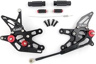 Arashi Rearsets Footrests FootPegs for KAWASAKI NINJA ZX10R ZX1000 2006 2007 Motorcycle Accessories 