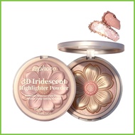 Highlighter Powder 3.5g Highlighting Cosmetic Flower Art Design Highlight Makeup for Women Lady Moth