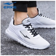 รองเท้าวิ่งผู้ชาย Erke Breathable Mesh Thin Sport Shoes รองเท้าวิ่งกลางแจ้งแบบลำลอง รองเท้ากีฬาสำหรั