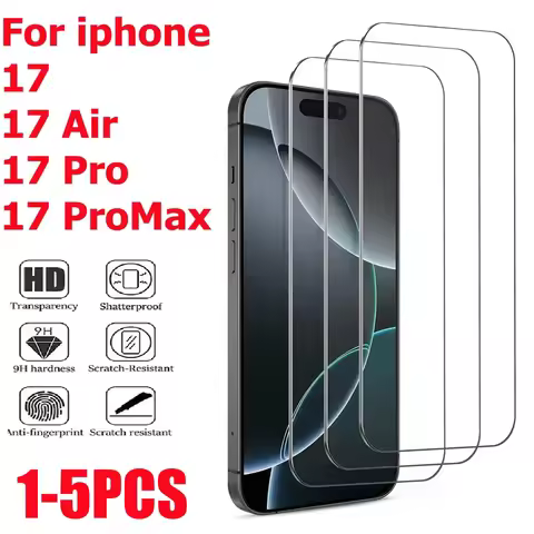 1-5PCS High-definition Tempered Glass for iPhone 17 Pro 17 Pro Max Protective Film for iPhone 17 Air