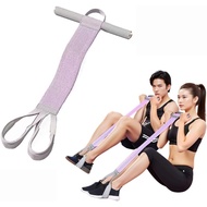 2025 New Yoga Pedal Resistance Fabric Band with Handles Anti-Broken Elastic Sit Up Pull Rope for Str