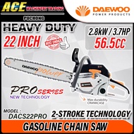 DAEWOO PRO SERIES 22" Chain Saw Gasoline Chainsaw 22 inch Heavy Duty 2 Stroke DACS22PRO