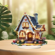 2d House Decoration House-shaped Decoration Sign Farmhouse Wedding Party Table Sign for Valentine's 