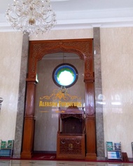 mihrab masjid jati / mihrab masjid nabawi / wallpaper mihrab masjid