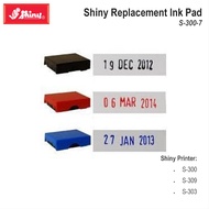Shiny Date Printer Stamp Replacement Ink Pad / Spare Pad / Refill Pad S-300-7  SG Seller / Local Rea