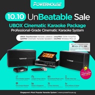 [SG] Powerhouse Cinematic Home Karaoke System with Touchscreen Jukebox KTV System Karaoke Box