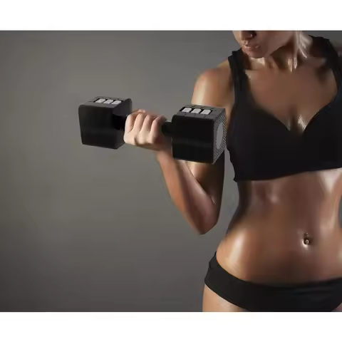 For Female Exercise Arms Training Iron Adjustable 10KG Dumbbell with Color Integrated Package