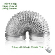 PVC Duct Aluminum Foil Exhaust Pipe Ventilation Pipe Smoke Exhaust Fan Bathroom Ventilation Pipe Kit