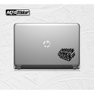 MacBook laptop cutting sticker with motivational quotes Design
