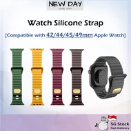 Silicone Strap / Band for Apple Watch Ultra 49mm [ Compatible with Apple Watch 42mm, 44mm, 45mm, 49m