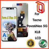 For Tecno Pova 6 Neo 5G KL8 LCD Display Touch Panel Screen Digitizer Assembly