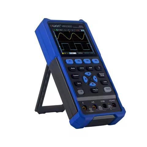 OWON HDS Series HDS2102 HDS2202 Handheld Digital Oscilloscope+Multimeter+Waveform Generator, 2-Chann