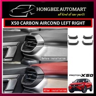 PROTON X50 AIRCOND COVER CARBON FIBER GARNISH, AIRCOND COVER, INTERIOR CARBON FIBER GARNISH X50