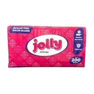 Tisu Tissue Jolly 200 Sheets 2Ply - Jolly 200 Sheets