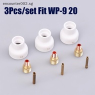 [ER] 3Pcs TIG Welding #16 1.6/2.4/3.2MM White Ceramic Nozzle Alumina Cup Kit Torches WP9 20 25 Stubb
