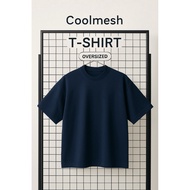 NOBLEWEAR - COOLMESH NAVY | Oversized T-shirt for Men, Oversized T-shirt for Men, Plain T-shirt