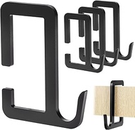 QWORK 2x4 Steel Target Hanger, 5 Pack AR500 Stand Holders/Bracket, Shooting Hook Clip, Hanging Kit f