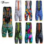 Powerband Cycling Bibs Shorts Mountain Bike Breathable Men's 20D Gel Padded Bike Tights