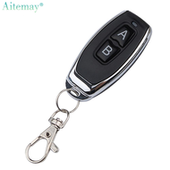 Aitemay รีโมทคอนโทรล433MHz DC 12V 1CH รีเลย์ตัวรับสัญญาณโมดูล RF เครื่องส่งสัญญาณเครื่องทำสำเนากันโค