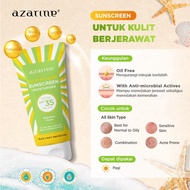 AZARINE Calm My Acne Sunscreen Moisturizer SPF35 PA+++ 40ml Sunscreen Sunblock