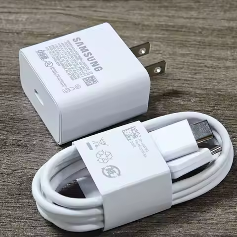 For Samsung A17 A16 A26 A36 A56 A55 A35 A15 25W Charger US Plug PD Super Fast Charge Adapter EP-T251