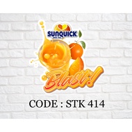 STICKER LABEL JUS OREN | STICKER AIR SUNQUICK | OREN SMOOTHIE
