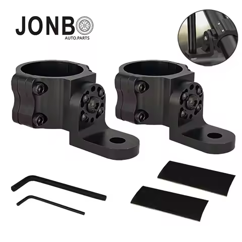 JONBO 1PC/2PCS For UTV ATV RZR 4WD LED Whip Light Flag Mounting 1.75 To 2"Rollbar Cage Light Mount B