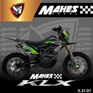 Decal Sticker Motor Cross KLX 150 BF Fullbody Md X-01