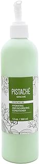 Pistache Skincare Pistachio Oil Hydrating and Nourishing Conditioner - Deep Moisturizing - Rich Pistachio Biscotti Scent - 12 oz