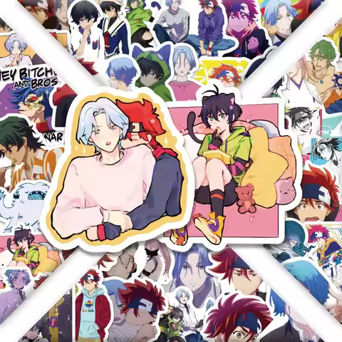 50PCS Anime SK8 the Infinity Sticker Cartoon Cool Personalized Creative Decorative Skateboard Pencil