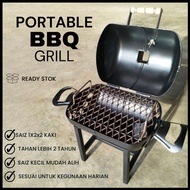 PORTABLE MINI BBQ GRILL PIT , SMOKER SMALL❗‼️❗‼️❗‼️ , PEMANGGANG TONG GAS AIRCOND OUTDOOR / INDOOR S