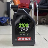 MOTUL ENGINE OIL 3100 GOLD 10W40 4T TECHNOSYNTHESE ENGINE OIL 1L MINYAK HITAM MOTUL 10W-40 10W 40 4 