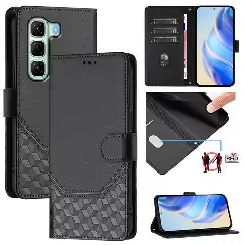 3D Leather Magnetic Phone Wallet Case Book For Coque Infinix Hot 50 Pro Plus 4G 5G GT 20 30 Pro Hot