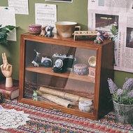 Desktop Mug Storage Box Glass Cabinet Mystery Box Storage Figure Display Cabinet Perfume Cosmetics W