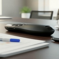 Wireless Presenter Clicker with Laser Pointer for PowerPoint & Laptop Presentations Penunjuk Klik Pe