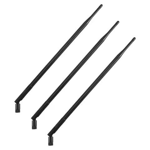 B24B 3PCS 9Dbi RP-SMA Dual Band 2.4Ghz 5Ghz High Gain Wifi Router Wireless Tilt Antenna
