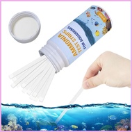 Aquarium Test Strips Freshwater Ammonia Water Testing Strips Water Test Safe Ammonia Tester for Fish