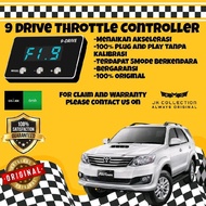 9 Drive Throttle Contrtoller TOYOTA Fortuner 2004-2015 9Drive Throttle Controller Piggyback Remap