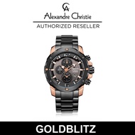 Alexandre Christie AC-6410MCBBRBA Stainless Steel Strap Chronograph Men's Watch