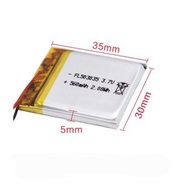 503035 3.7v 500mah lithium polymer battery rechargeable battery for 3 dvd GPS navigation