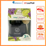 Nước Hoa Ô Tô Cao Cấp Bullsone Grasse Diffuser Lime & Verbena (Chanh và Chi cỏ roi ngựa) - Hàng Chín