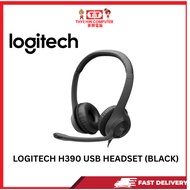 LOGITECH H390 USB HEADSET (BLACK)
