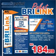 PAKET BRI LINK BNI 46 MANDIRI SPANDUK BANNER X BANNER UMBUL