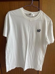 Alexander McQueen 燕子圖案白色短袖 TEE